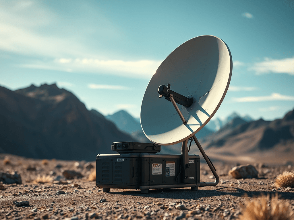 Kacific menghadirkan Internet satelit portabel